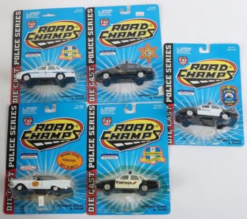 Selection of Road champs carded police models
