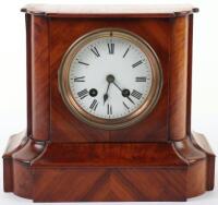 A 19th century mahogany mantle clock