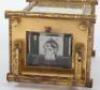 A fine 19th century gilt brass French Drocourt carriage clock with porcelain panel with cloisonne decoration in the Oriental taste, circa 1880 - 12