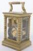 A French Japy Freres brass repeating carriage clock - 4