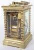 A French Japy Freres brass repeating carriage clock - 6