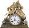 A 19th century Bezalaire de Paris gilt bronze mantle clock - 3