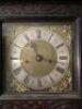 A rare 18th century four pillar longcase clock, brass and silvered dial signed Edmund Massey London - 11
