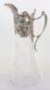 An Art Nouveau style silver and glass claret jug - 4