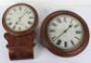 Three 19th century wall clocks, Bell Company Bristol, L Pollard Canterbury