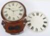 Three 19th century wall clocks, Bell Company Bristol, L Pollard Canterbury - 3
