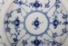 A Royal Copenhagen Musselmalet full lace blue fluted pierced fruit bowl, No. 1054, - 4