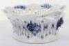 A Royal Copenhagen ‘Blue Flower’ lattice fruit bowl by Arnold Krog, No. 1579 - 4