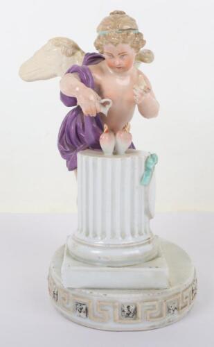 A Meissen porcelain figural group of Putti in the Michel Victor Acier style