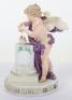 A Meissen porcelain figural group of Putti in the Michel Victor Acier style - 5