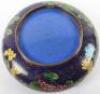 A Chinese 19th century brass and cloisonne enamel bowl - 3