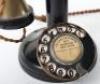 An early 20th century candlestick telephone No 15 (Mark 234), bakelite and brass, with bell box, 32cmH, Est: £40-£60 1-5 - 2