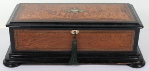 A Sublime Harmonie six tune music cylinder box