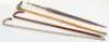 A group of walking canes and sticks, including a shark vertebrae stick, - 2