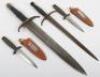 A reproduction short sword and dagger ensuite - 2