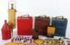 A selection of vintage petrol cans - 2