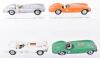 Four Unboxed Tekno (Denmark) 813 Ferrari Racing Cars - 2
