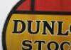 Dunlop Stock enamel double sided sign - 3