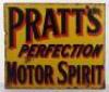 Pratts Perfection Motor Spirit enamel double sided sign