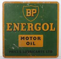 BP Energol Motor Oil enamel sign