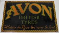 Avon British Tyres 1930’s enamel sign