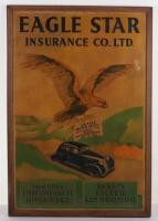 Vintage motoring poster ‘Eagle Star Insurance Co Ltd’