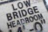 Aluminium Low Bridge Headroom 14’-0 sign - 4