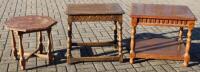 Three early 20th century side tables