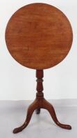 A Georgian mahogany tip top table