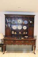 A Georgian oak dresser