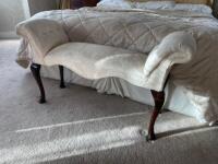 A 19th century mahogany stool