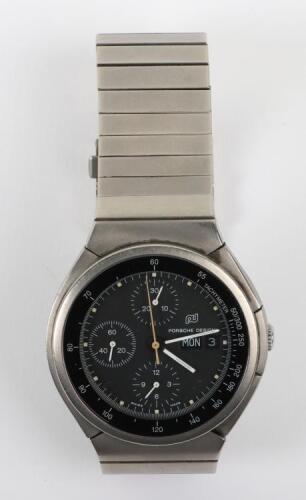 A Porsche Design gentleman’s titanium chronograph wristwatch, model 3704-003, serial 2335292