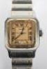 Santos de Cartier two tone stainless steel and gold quartz gentlemans wristwatch - 5