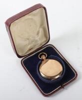 A 9ct gold full hunter pocket watch, Thomas Russell & Son Liverpool