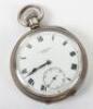 A silver cased pocket watch, J.W. Benson London - 5