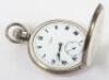 A silver cased pocket watch, J.W. Benson London - 7