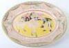 A Clarice Cliff for Wilkinson Bizarre Circus pattern serving platter by Laura Knight