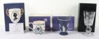 Wedgwood Portland vase (no. 3019), Coalport Silver Jubilee Loving Cup (limited to 1000),