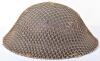 WW2 British Home Guard Steel Helmet with Camouflaged Net - 3