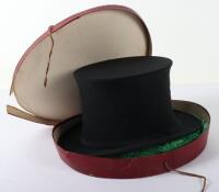 A Gibus opera hat in box