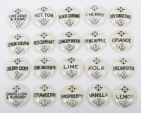 A selection of early 20th century ceramic culinary labels