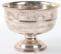 A Motor Cycling Club silver trophy cup, Sir John Bennett Ltd, London 1873, engraved M.C.C. London Edinburgh May 29-30 1914 A.C. Robbins Presented By Engleberts Oil Co ltd