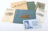 Motorcycling and cycling ephemera for Enfield, early 20th century