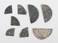 Henry III (1216-1272) Cut pennies and farthings including Irish