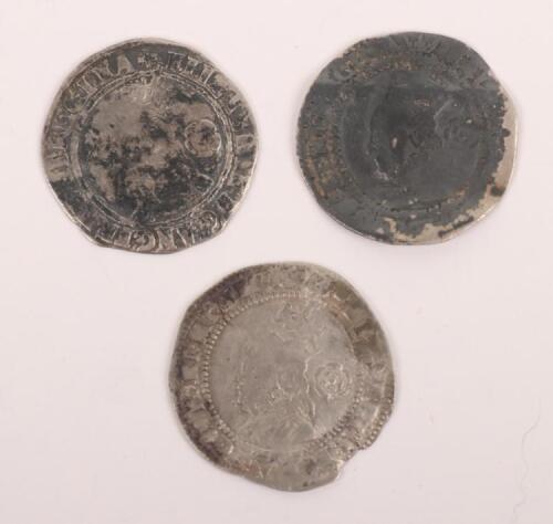 Elizabeth I (1558-1603), Threepences 1568, 1573 and 1578