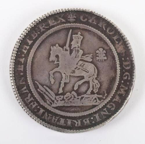 Charles I (1625-1649), Pound, 1642, Oxford Mint, mm. Oxford plume on obverse only