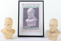 Two rare composite busts of Sexton Blake