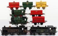 Hornby Series 0 gauge locomotive and wagons