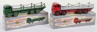 Two boxed Dinky Toys 905 Foden Flat trucks with chains