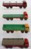 Three Dinky Toys Foden 2nd type trucks